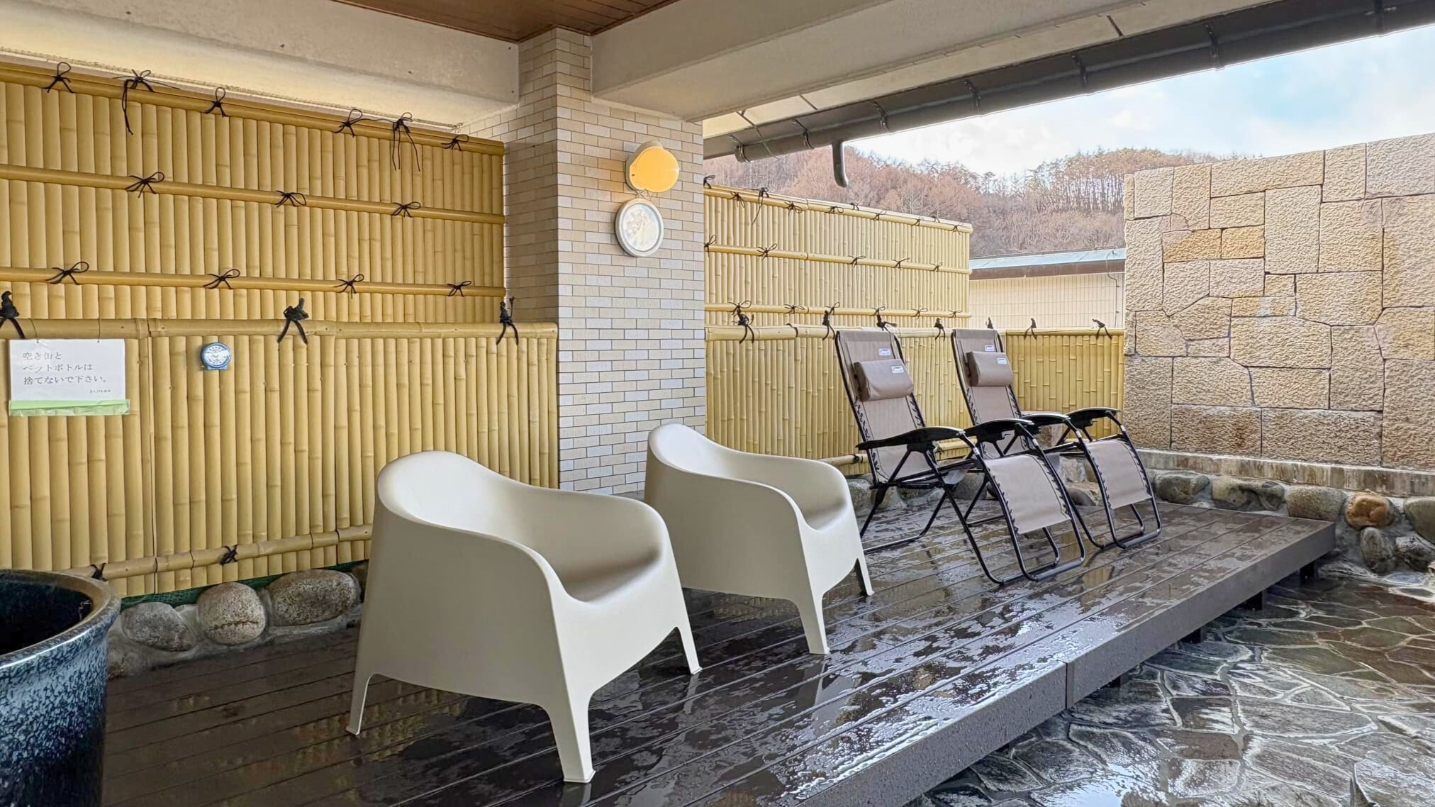 露天風呂に「水風呂」と「ととのいスペース」が新設されました！